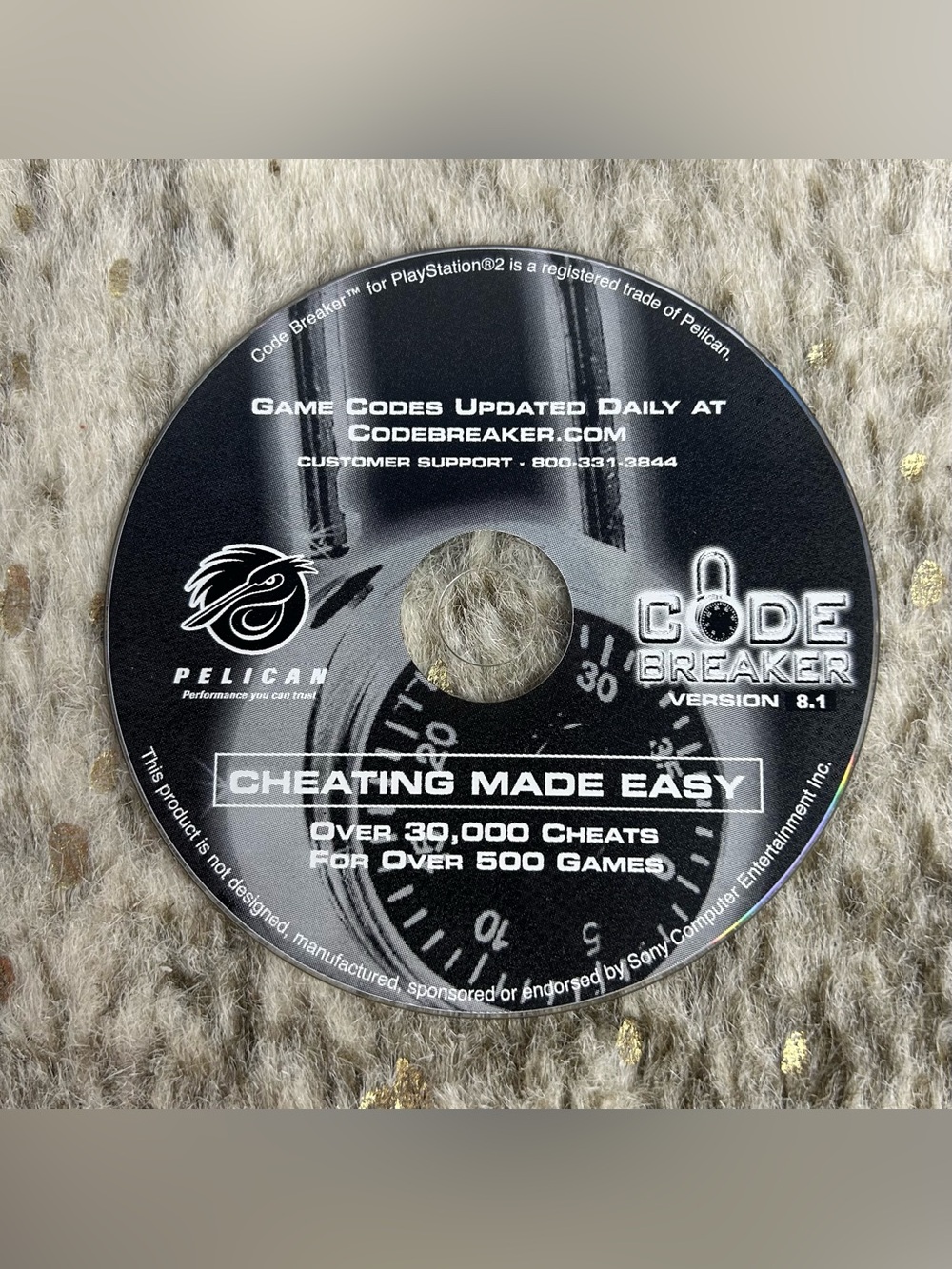 Codebreaker PS2 Cheating Made Easy Pelican Blue Disc Sony Over 30,000 Codes
